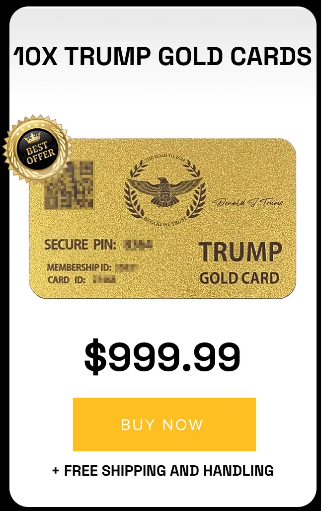 trump gold card 10x